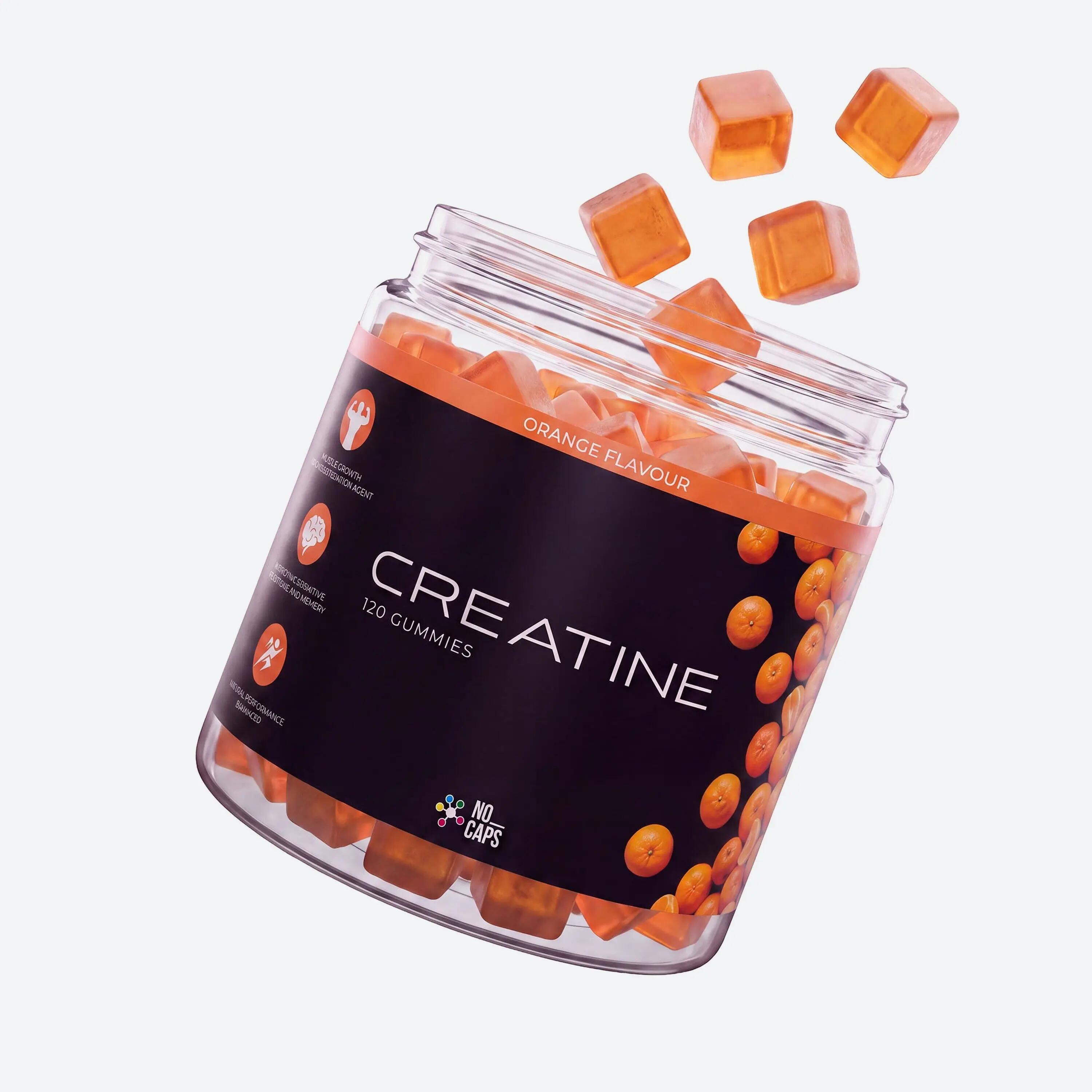 Żelki z kreatyną DMT no_caps Creatine 120 szt. 3/4