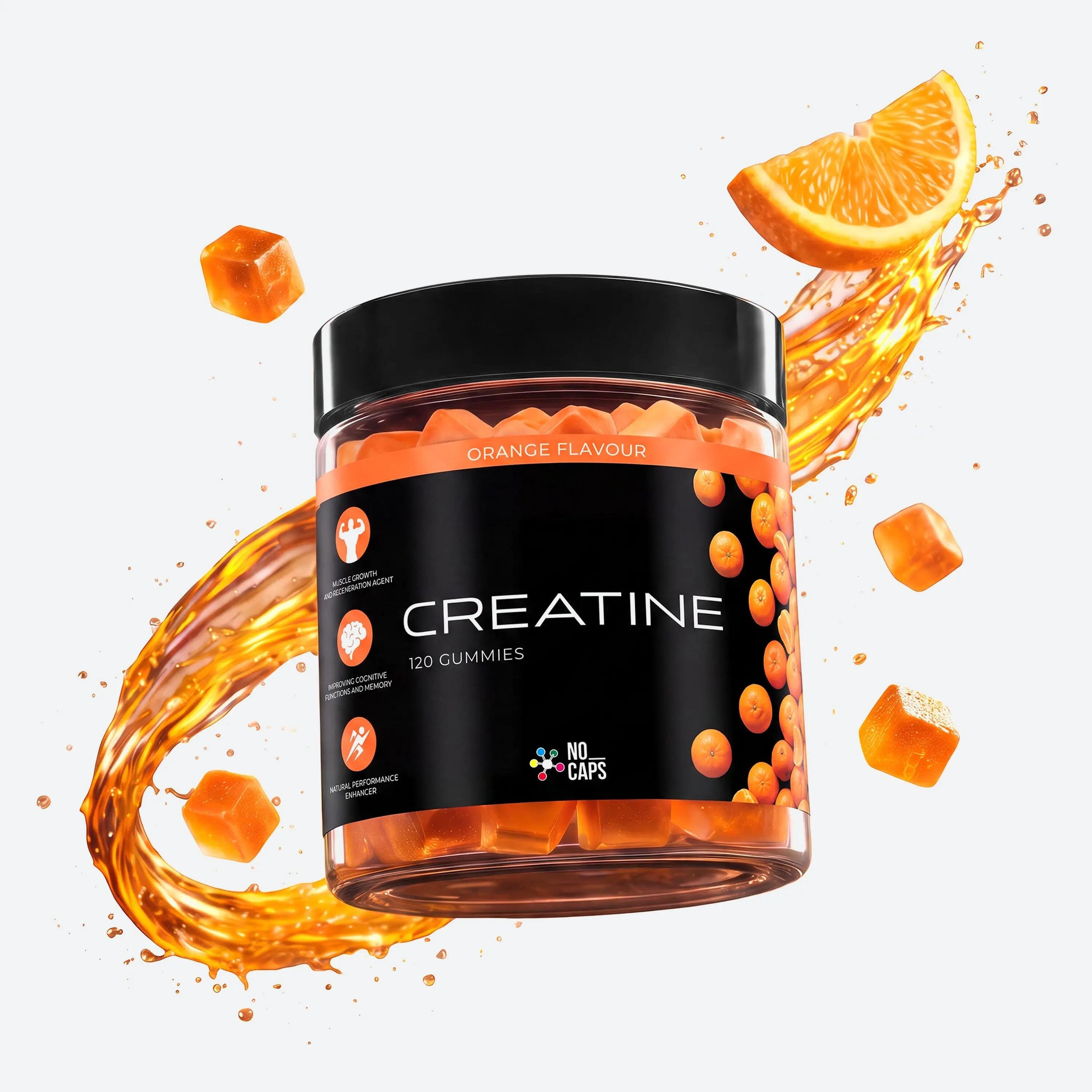Żelki z kreatyną DMT no_caps Creatine 120 szt. 2/4