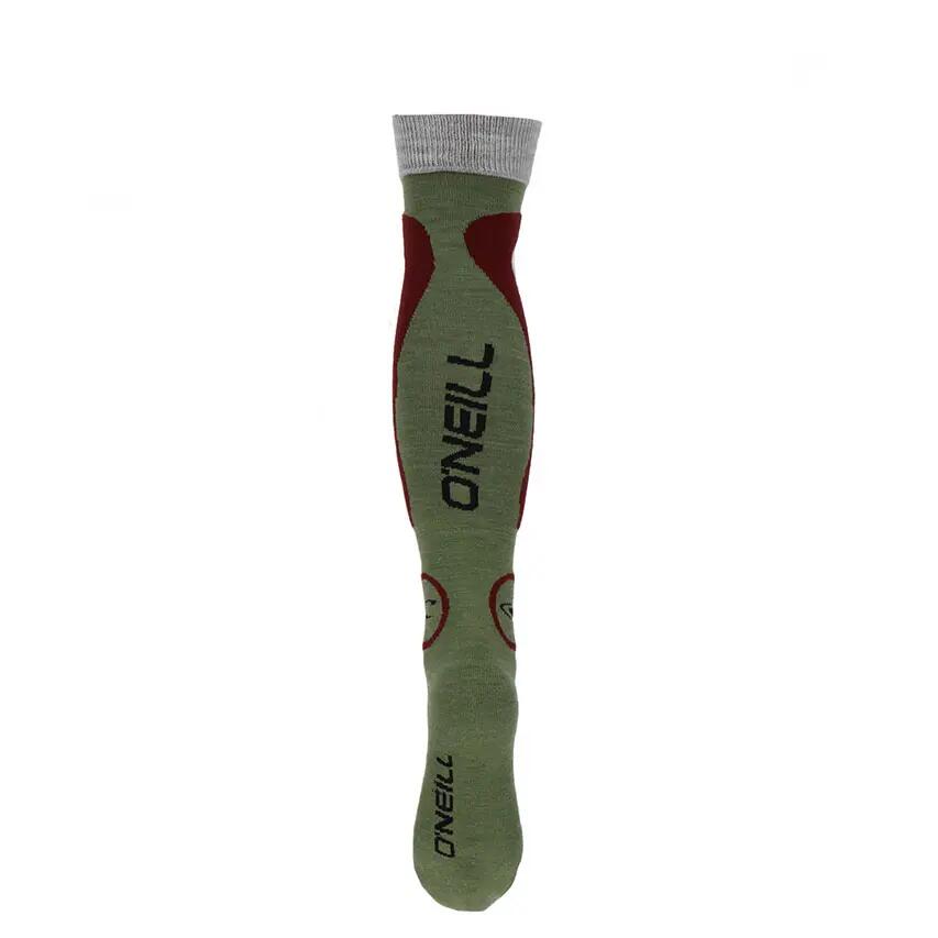 O'Neill Skisokken 2-pack groen/bordeaux rood 4/7