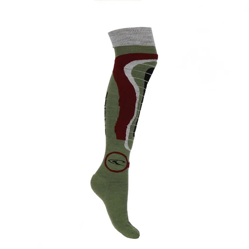 O'Neill Skisokken 2-pack groen/bordeaux rood 3/7