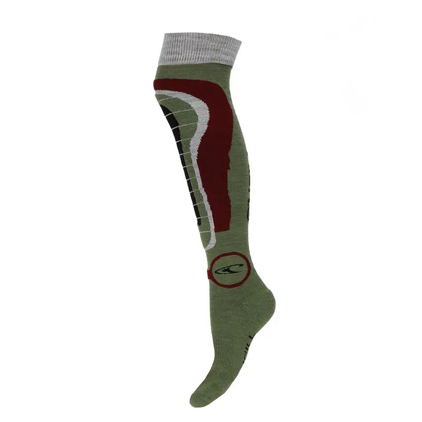 O'Neill Skisokken 2-pack groen/bordeaux rood 2/7