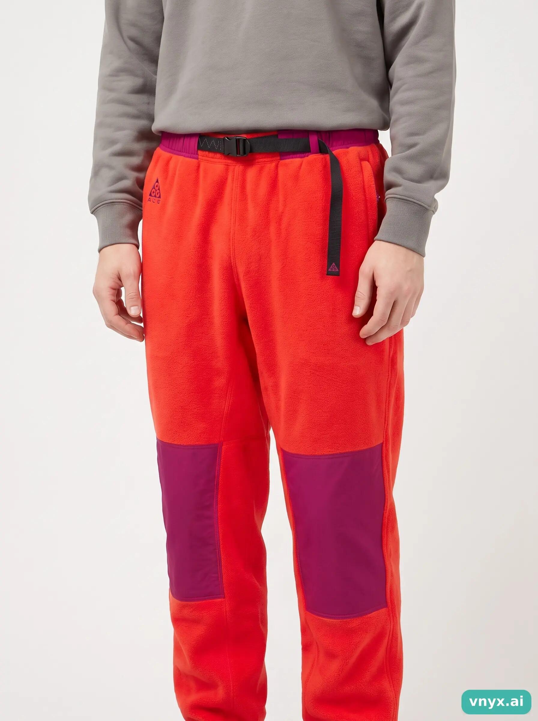Second Life - Nike ACG Red Fleece Joggers Size M 5/5