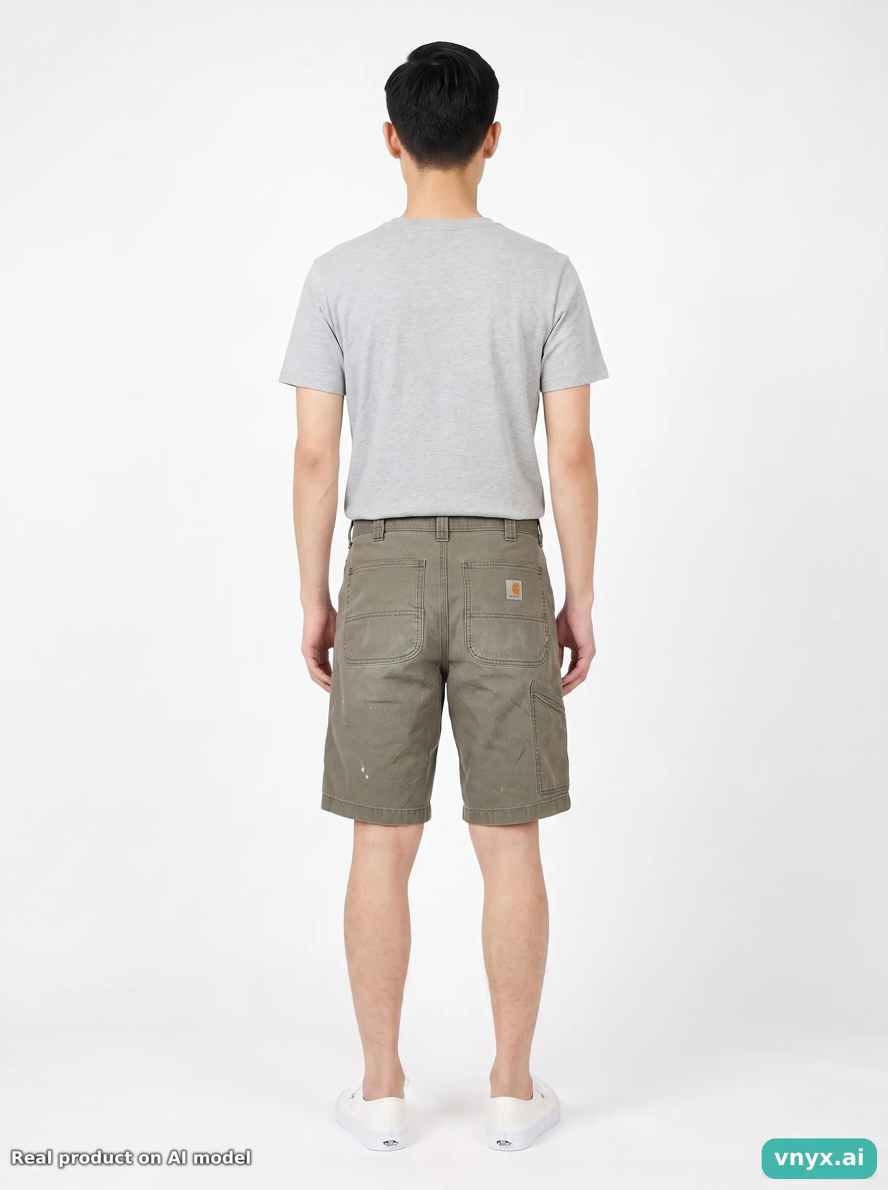 Second Life - Vintage Carhartt Olive Shorts Men W32 4/6
