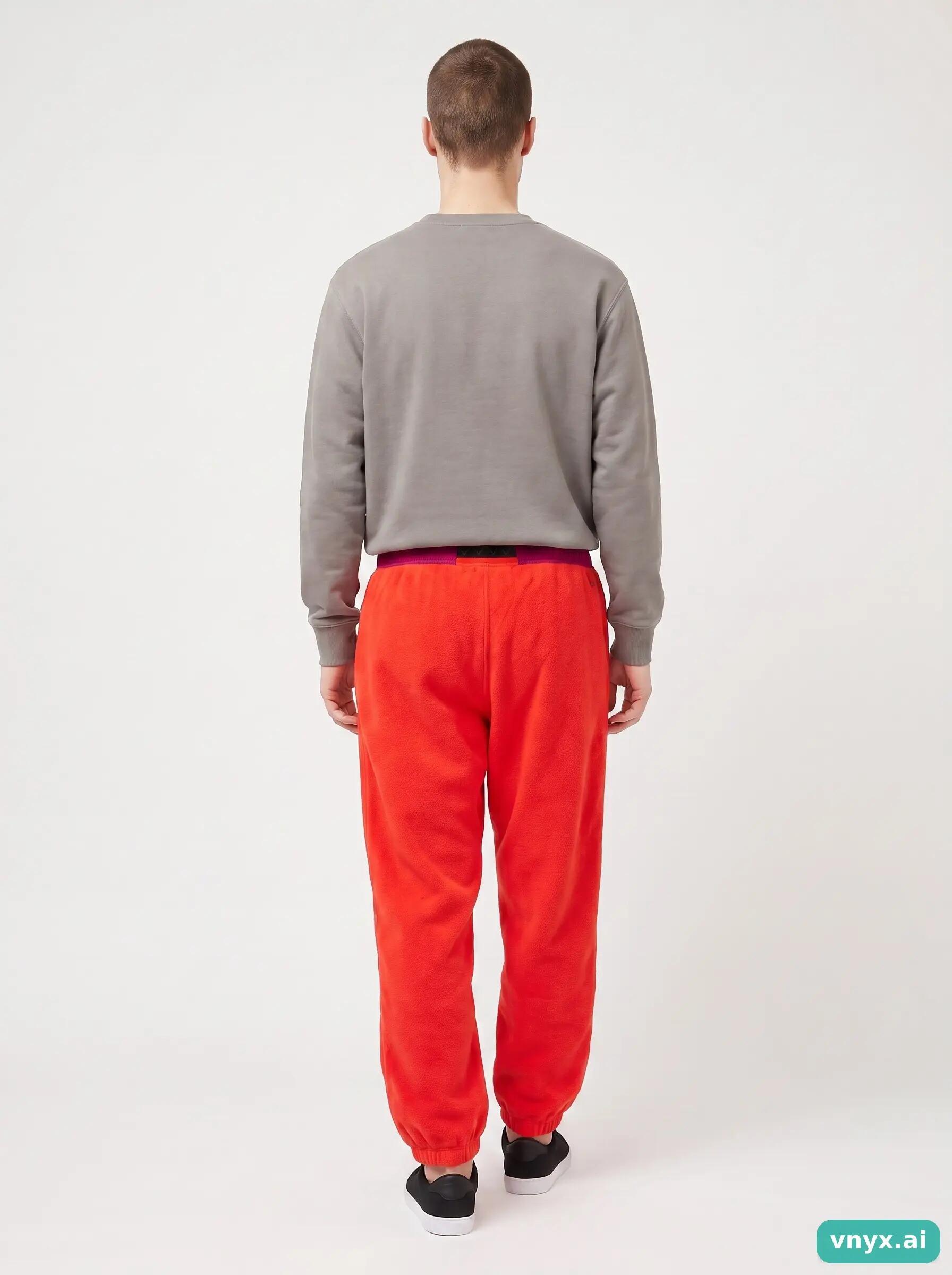 Second Life - Nike ACG Red Fleece Joggers Size M 2/5