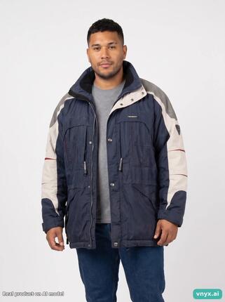 Second Life - Vintage Tenson Navy Blue Outdoor Jacket Men L