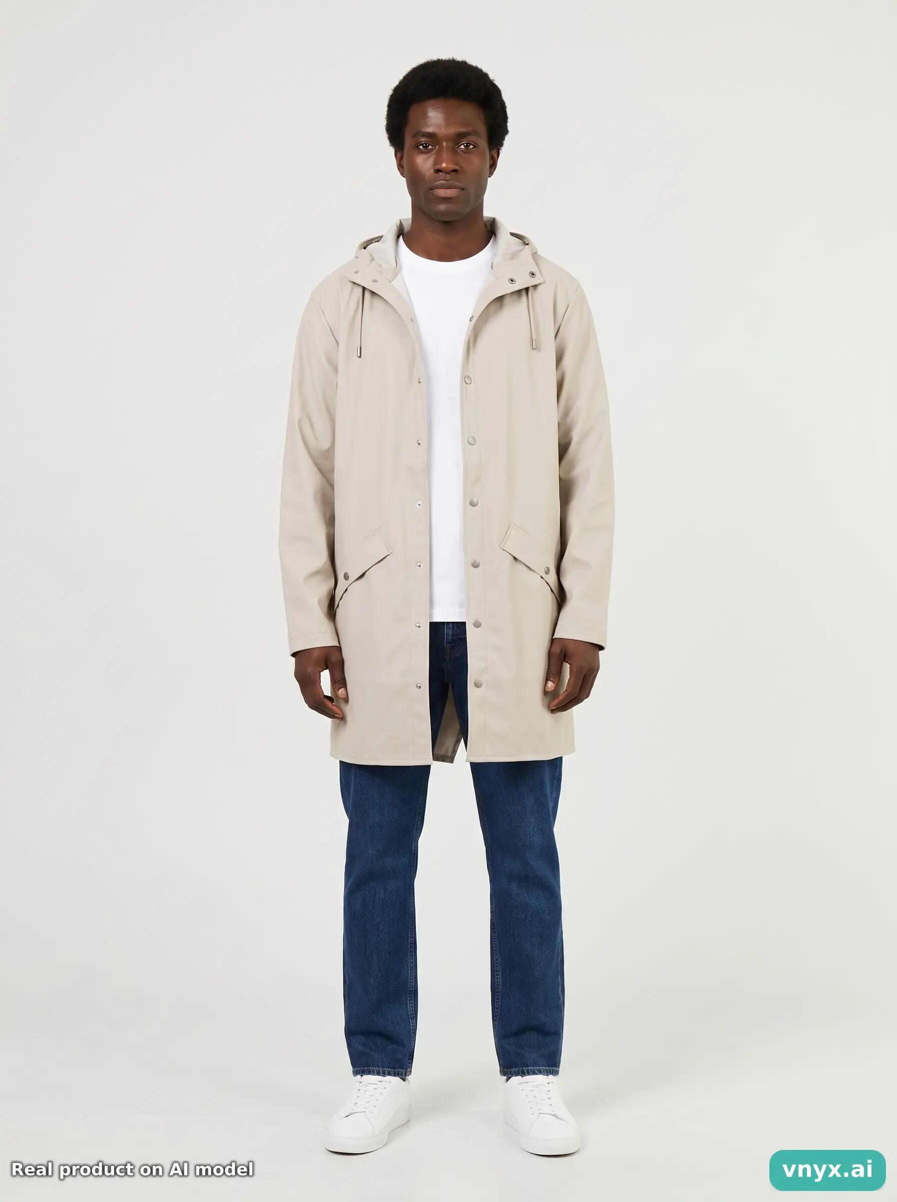 Second Life - Vintage RAINS Beige Outdoor Jacket Men L 3/5