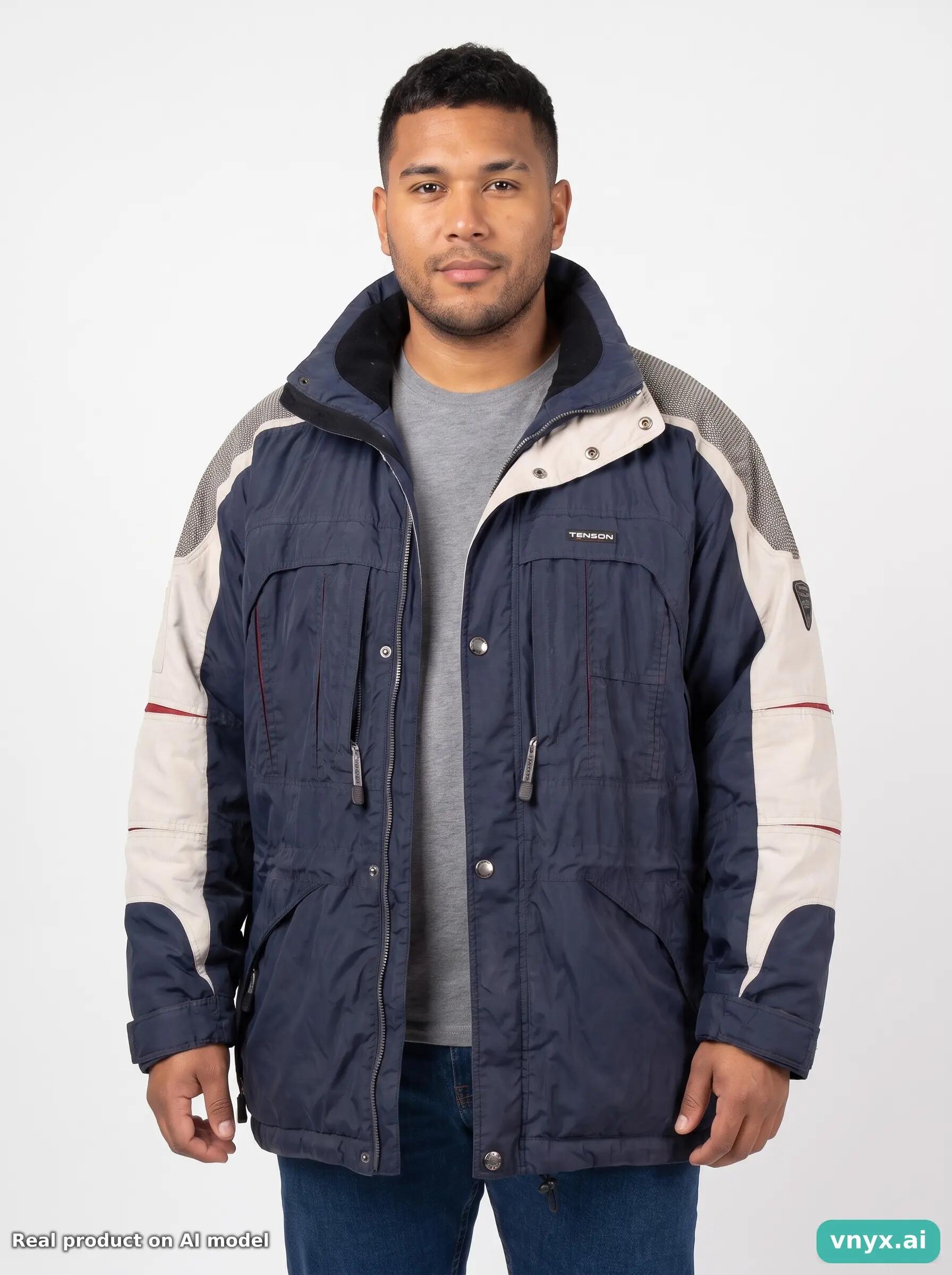 Second Life - Vintage Tenson Navy Blue Outdoor Jacket Men L 5/6