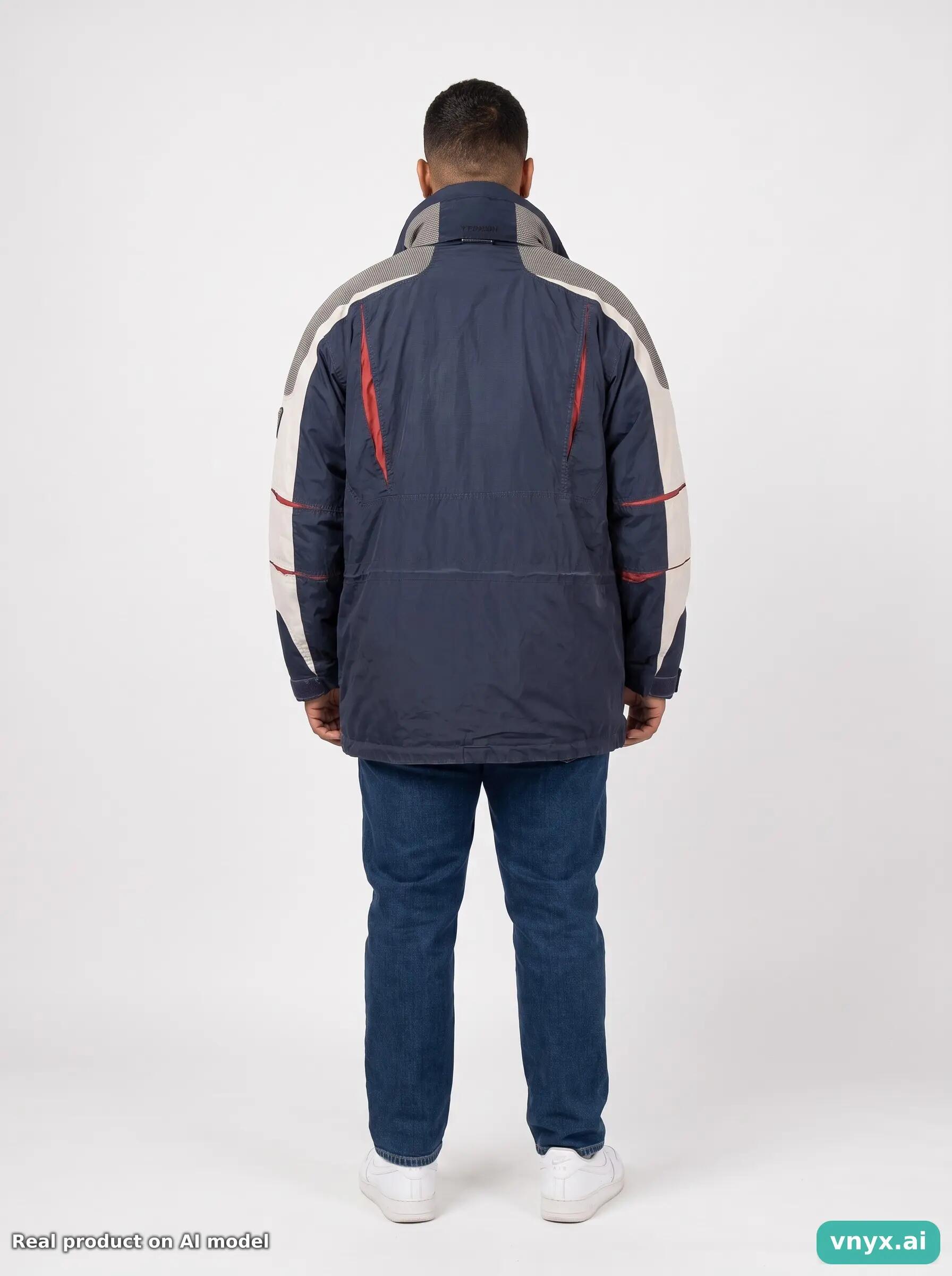 Second Life - Vintage Tenson Navy Blue Outdoor Jacket Men L 4/6