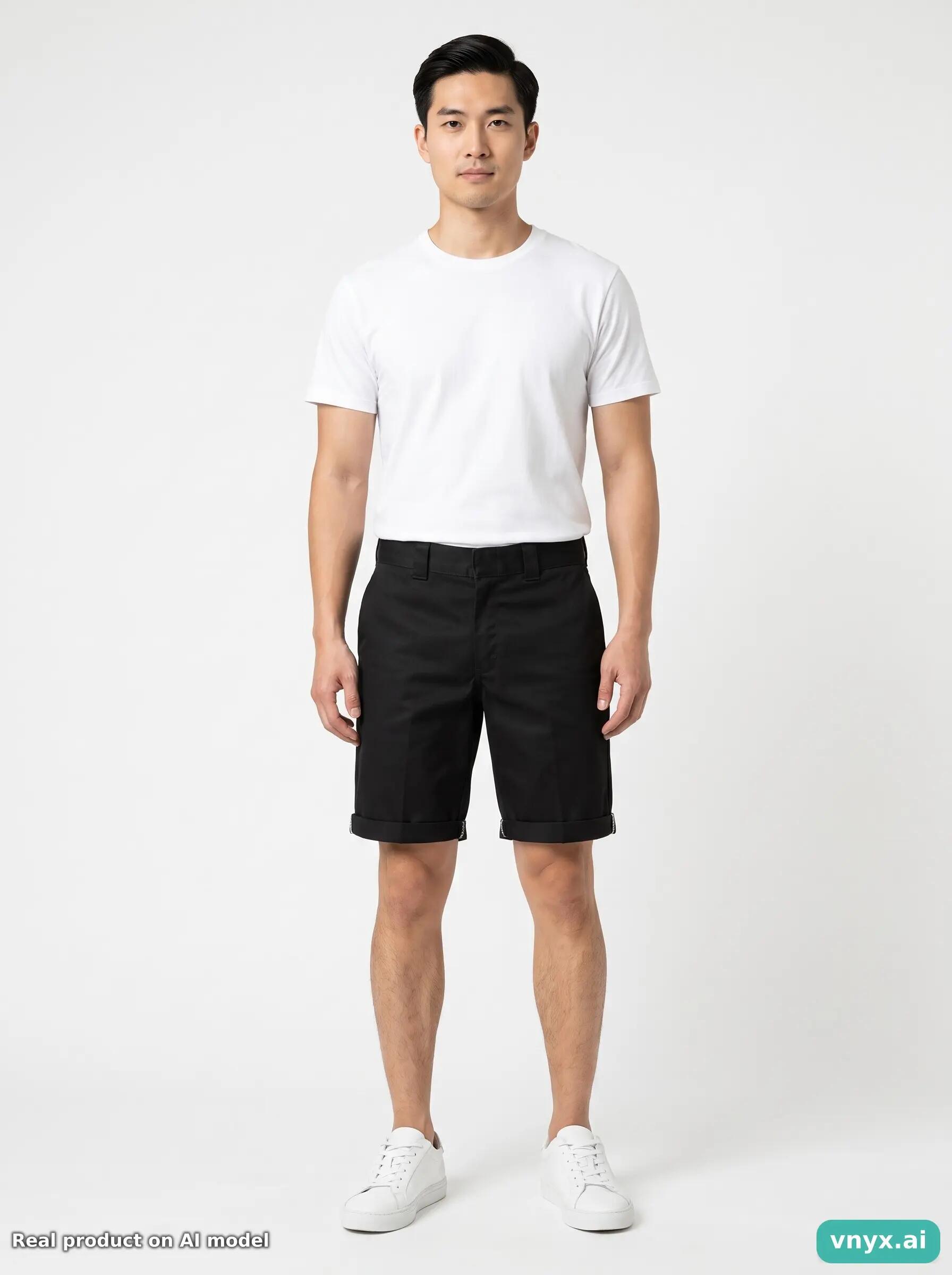 Second Life - Vintage Dickies Black Shorts Men 3/5