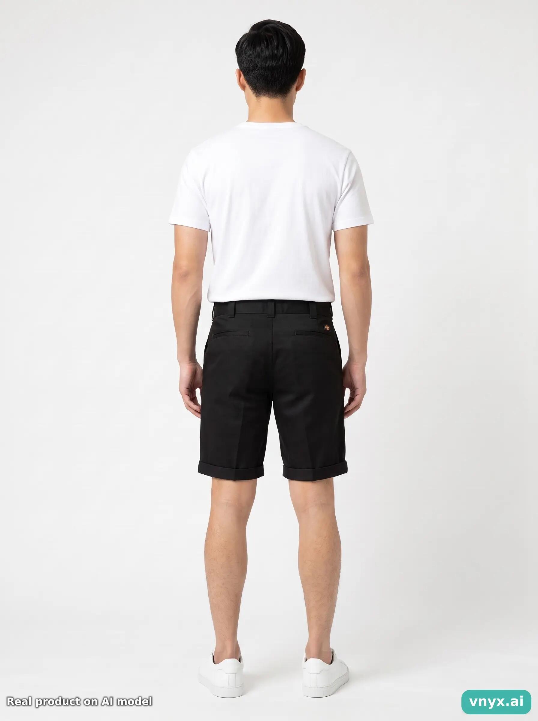 Second Life - Vintage Dickies Black Shorts Men 2/5
