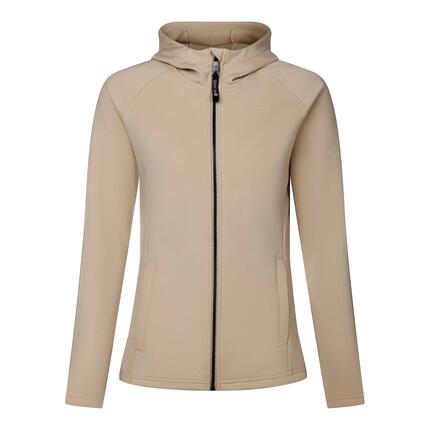 Veste De Sport Cintrée Et Extensible À Capuche GLACIER Femme (Blanc)