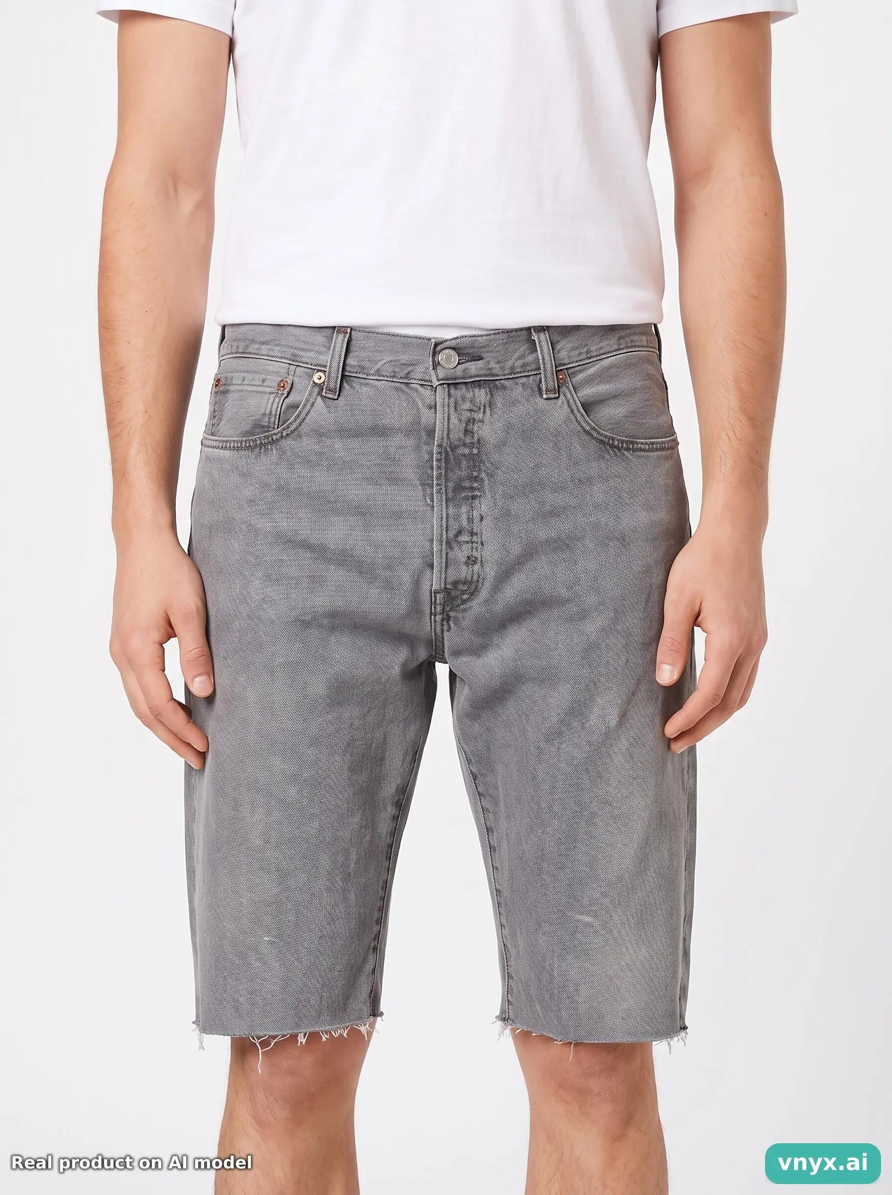 Second Life - Vintage Levi's Grey Shorts Men 36 L32 5/6