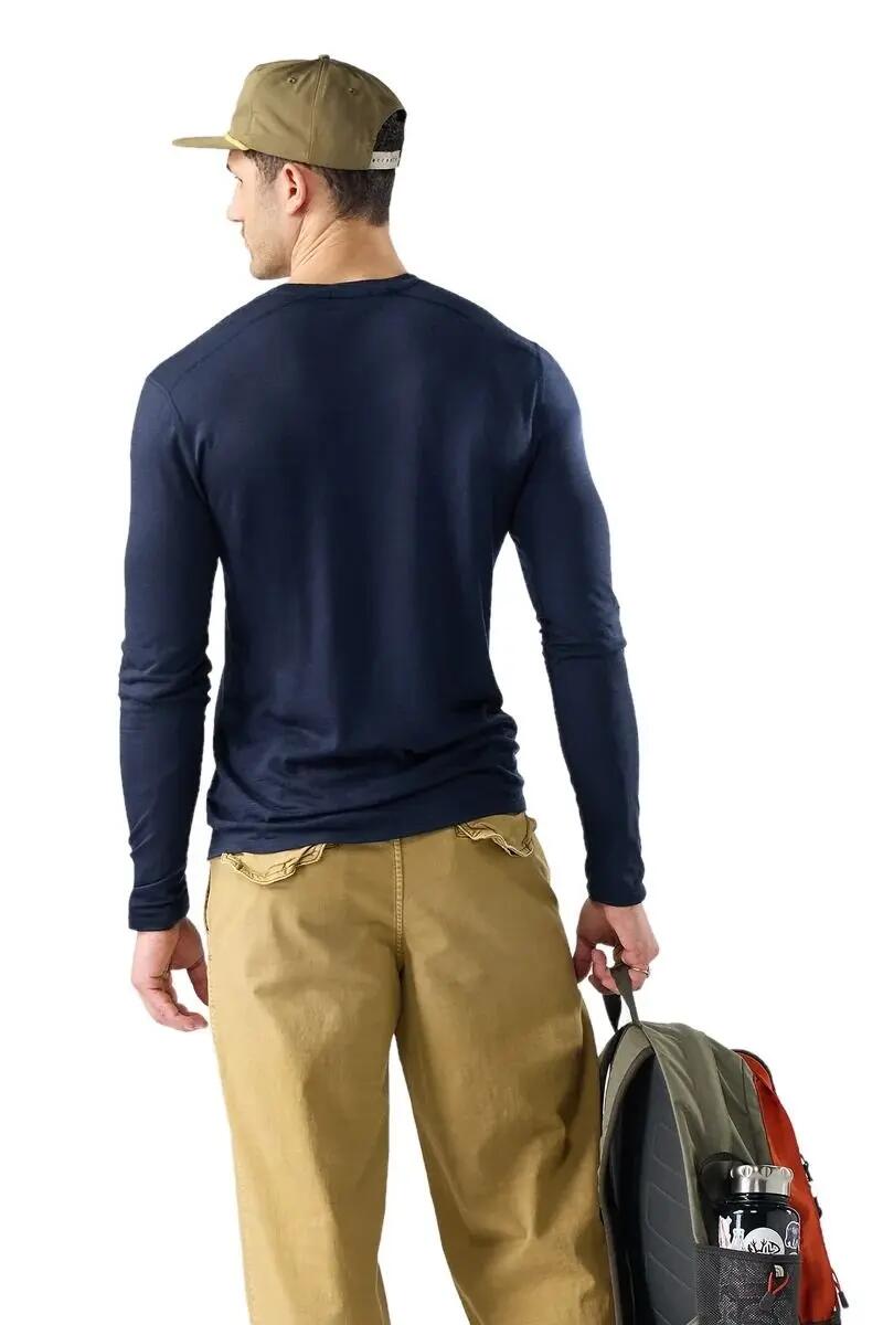 KOSZULKA CLASSIC ALL SEASON MERINO BASE LAYER LONG SLEEVE-DEEP NAVY 2/3