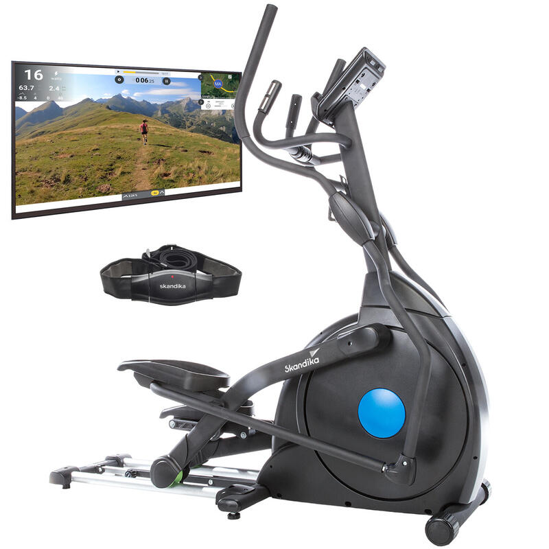 CardioCross Carbon Champ - Vélo elliptique - Inertie 24,5 kg - Bluetooth