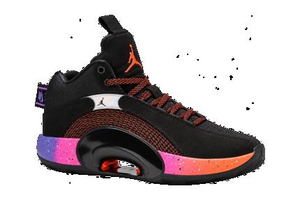 Baskets enfant - Air Jordan 35 GS - Orange