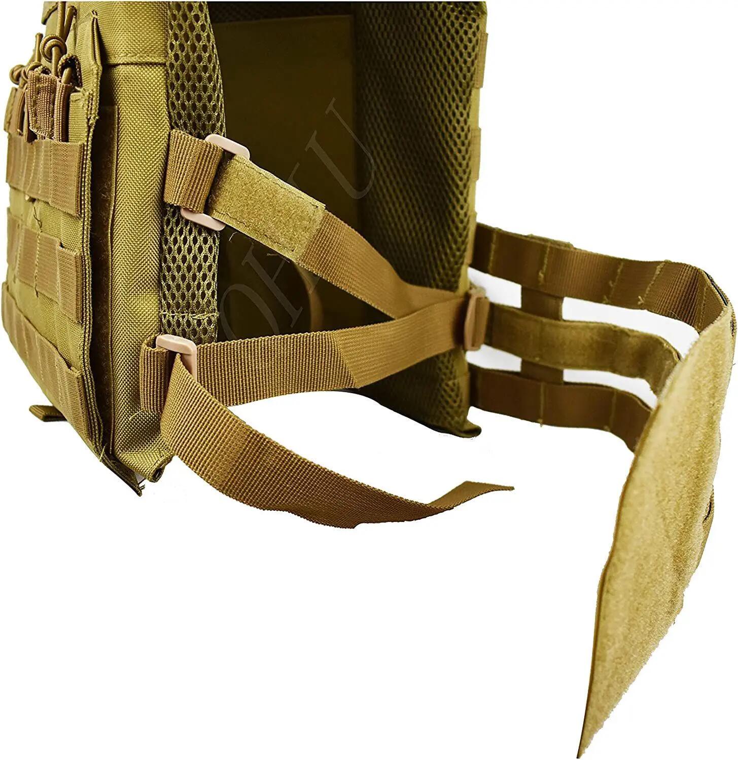 Plaque Gilet Tactique Camouflage Militaire Gilet Assaut Combat Protection Molle 4/5