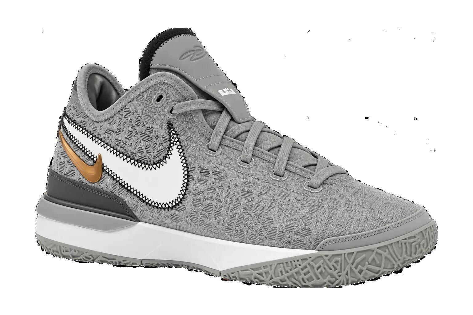Uomo - Scarpe da basket - Mid-sneaker - Nike Zoom LeBron NXXT Gen - Wolf Grey 1/1
