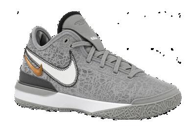 Uomo - Scarpe da basket - Mid-sneaker - Nike Zoom LeBron NXXT Gen - Wolf Grey