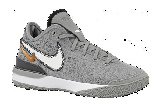 Uomo - Scarpe da basket - Mid-sneaker - Nike Zoom LeBron NXXT Gen - Wolf Grey