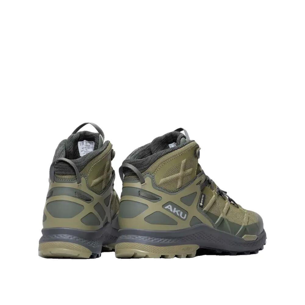 AKU Rocket Mid DFS Waterproof Hiking Shoes Green 3/6
