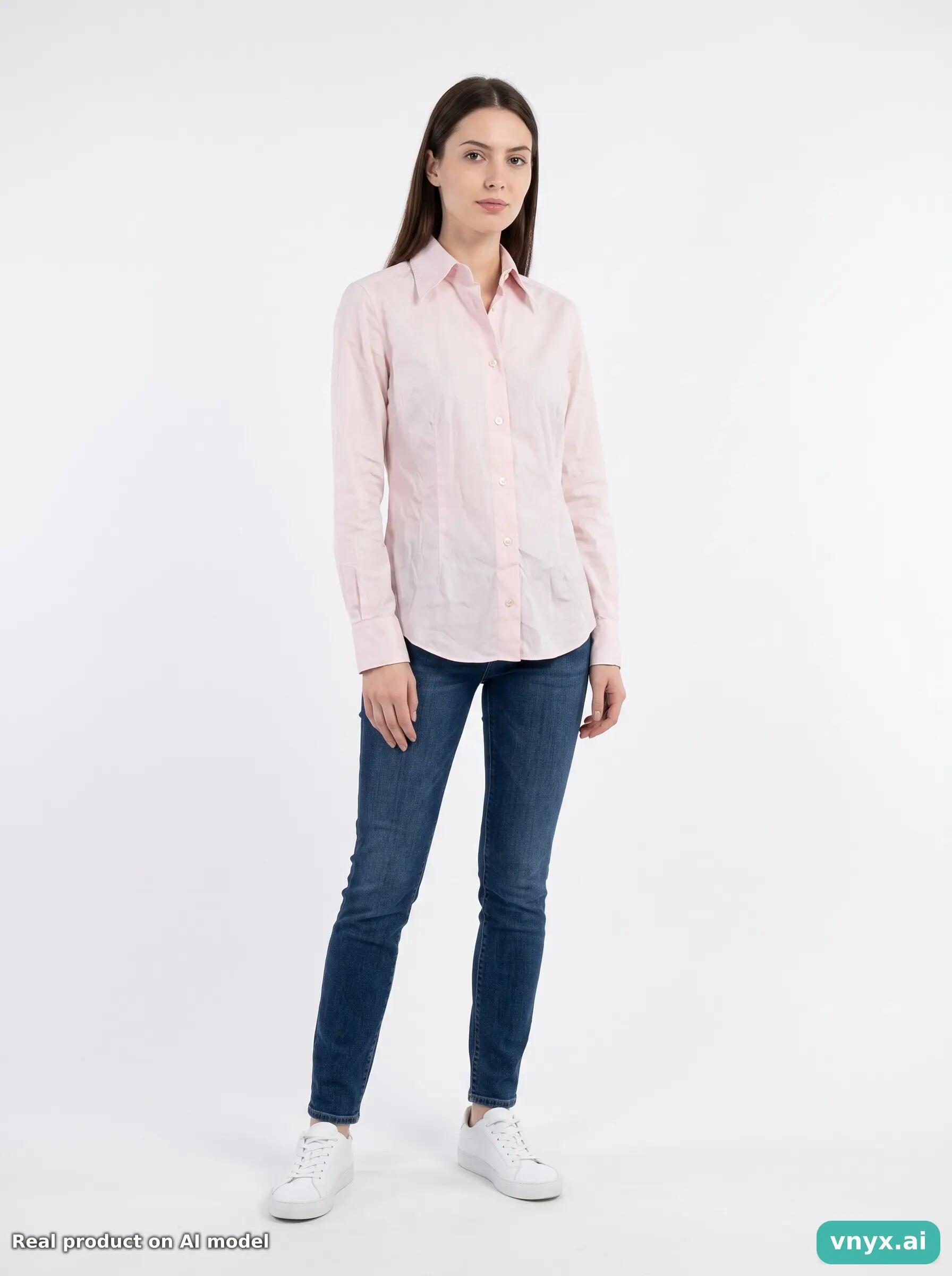 Second Life - Vintage Dolce & Gabbana Light Pink Shirt Blouse Women XS 3/5