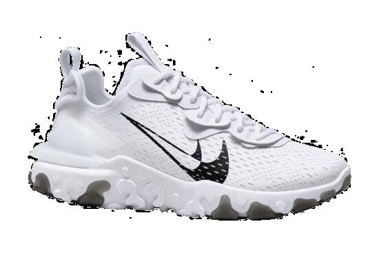 Femmes - chaussures de sport - baskets - react vision - blanc-noir