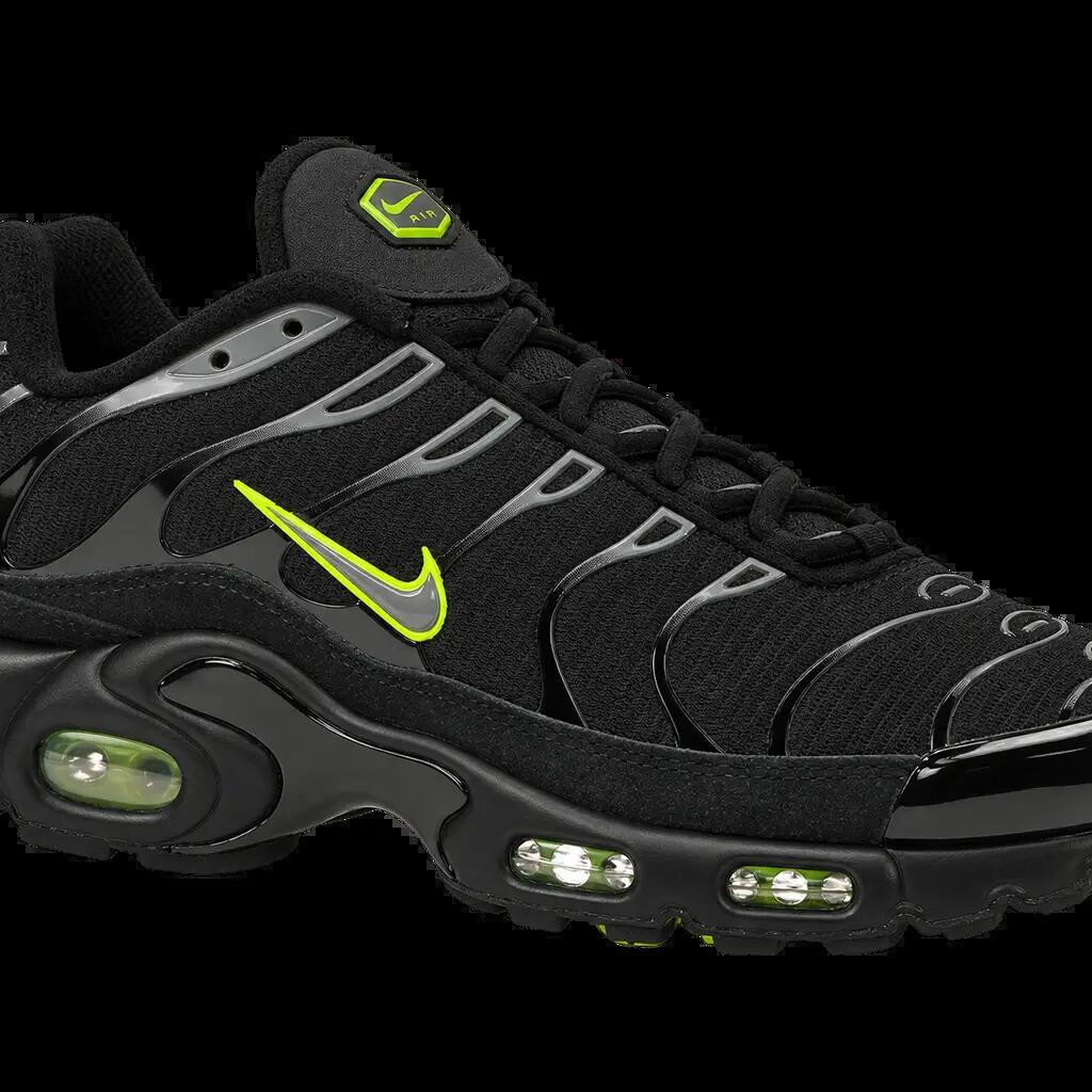 Herren - Laufschuhe - Sneaker - glänzend - Air Max Plus - Schwarz, Grey Volt