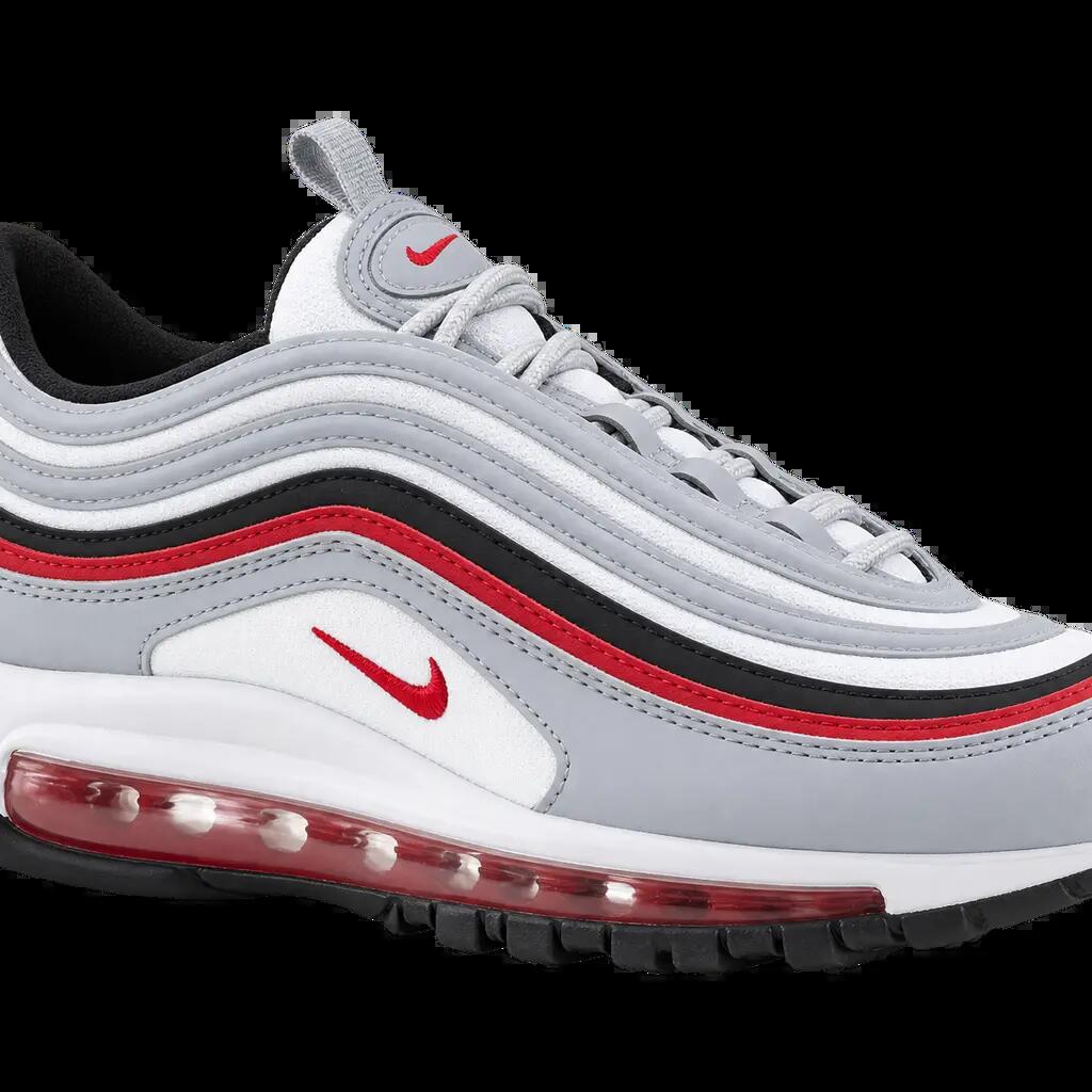 Kinder-Sneaker - Nike Air Max 97 GS - Grau-Rot - EU 39