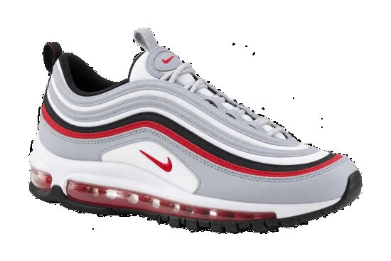 Zapatillas infantiles - Nike Air Max 97 GS - gris-rojo - EU 39