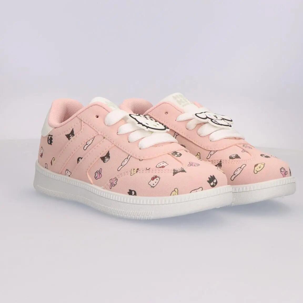 Zapatillas Deportivas Infantil Hello Kitty con Cordones Rosa y Blanca 6/6