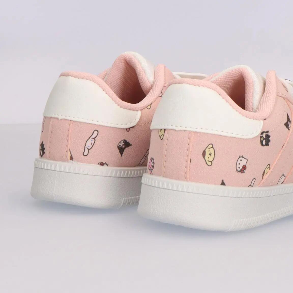 Zapatillas Deportivas Infantil Hello Kitty con Cordones Rosa y Blanca 5/6