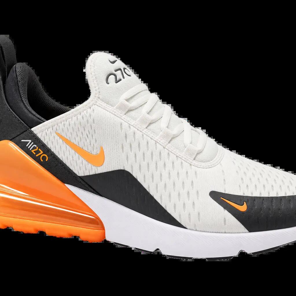 Herren - Sneaker - zweifarbig - air max 270 - summit white, laser orange