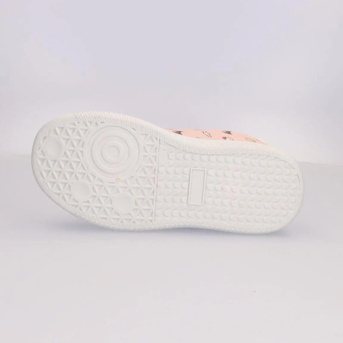 Zapatillas Deportivas Infantil Hello Kitty con Cordones Rosa y Blanca 3/6