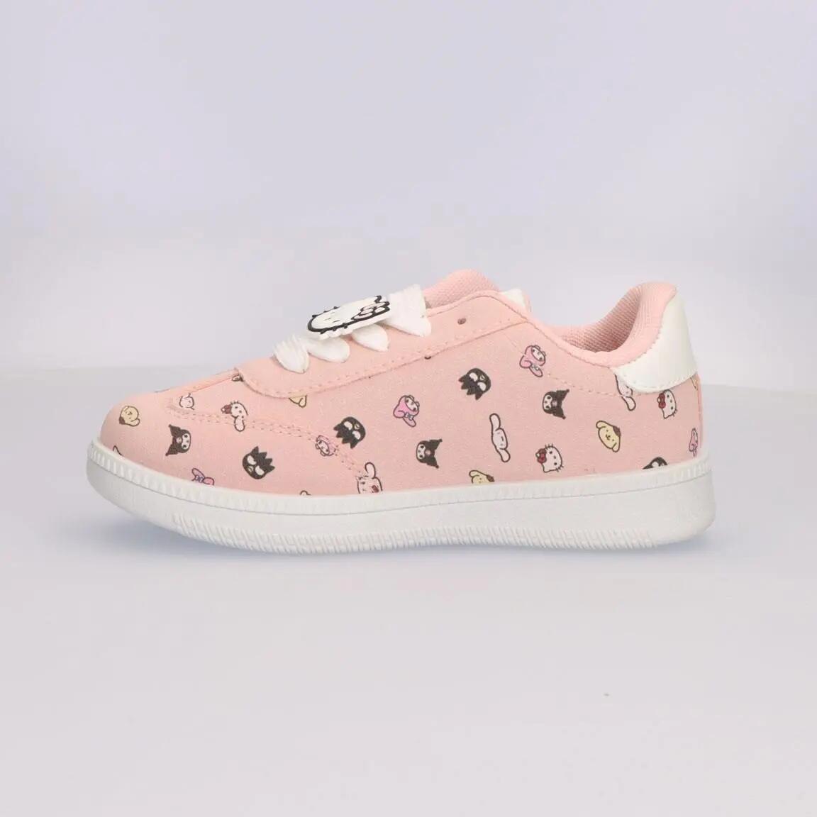 Zapatillas Deportivas Infantil Hello Kitty con Cordones Rosa y Blanca 2/6