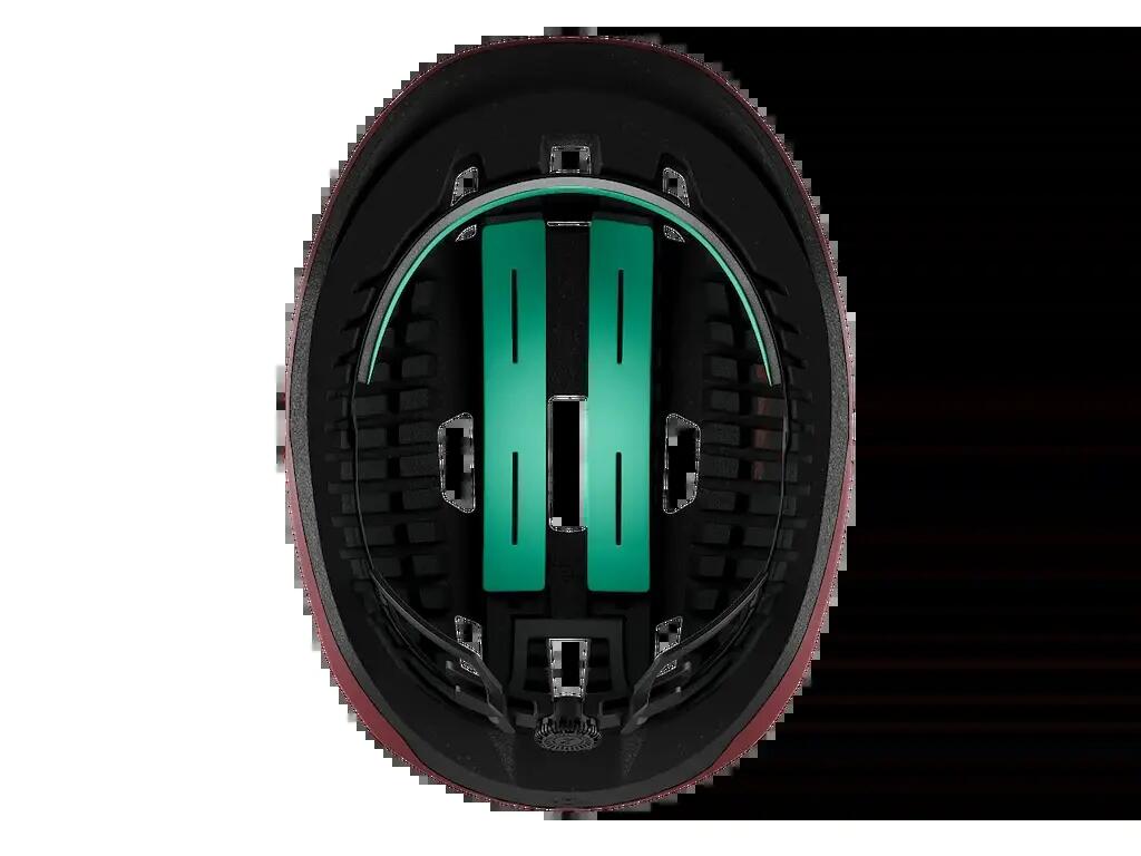 Fahrradhelm Compact KinetiCore Matt Granatrot Lazer - Größe M/L (55-61cm) 7/7