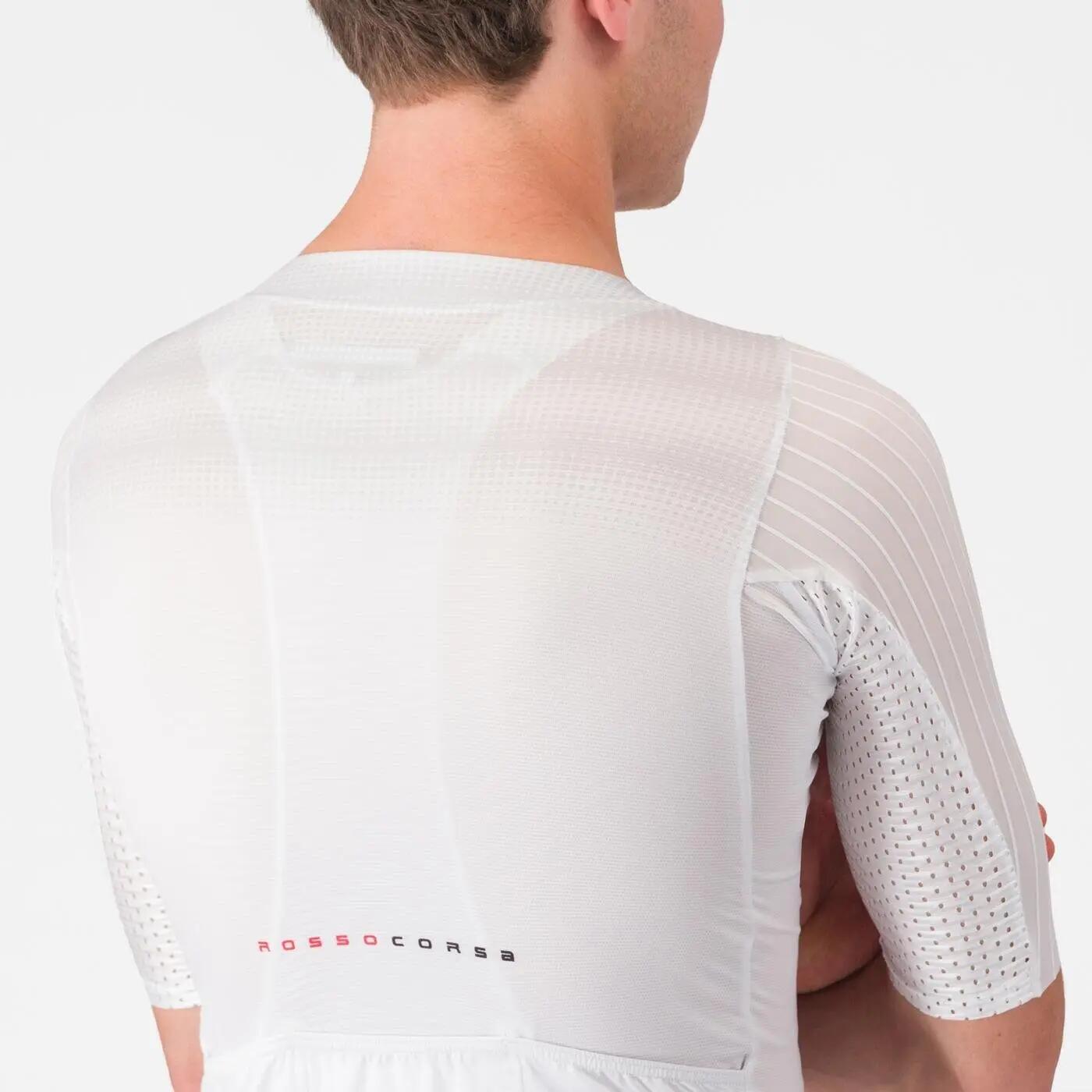 Tricou ciclism maneca scurta race fit - Aero Race 8S Jersey - 18-36 gr C - alb 2/5