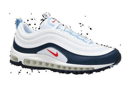 Hombres - Zapatillas - brillantes, de un solo color - Nike Air Max 97 - blanco