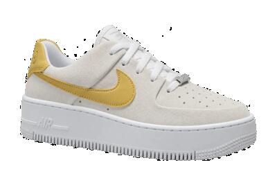 Donna - Sneaker - Pelle - Nike Air Force 1 Sage Low - Bianco/Oro