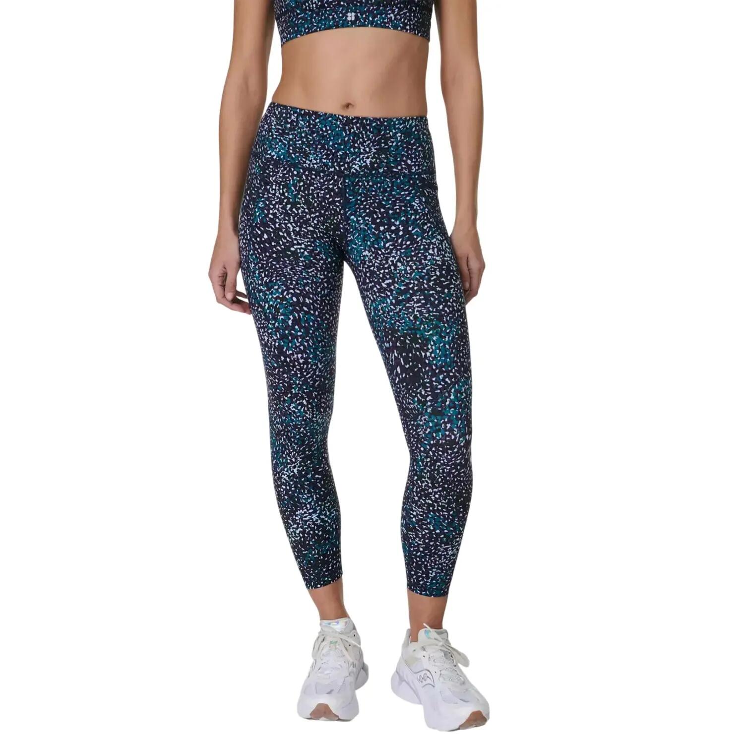Leggings Power Diseño Estampado de aurora Ejercicio para Mujer Azul 2/3