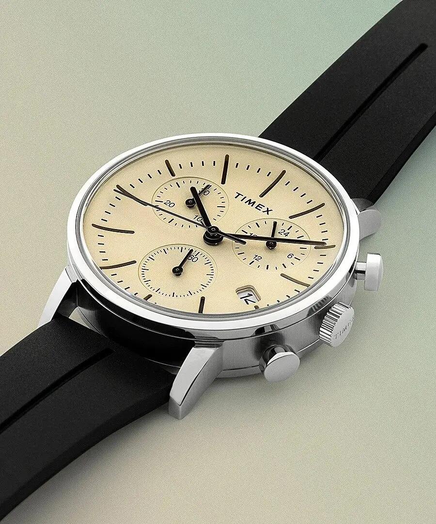 Timex Chronograph Uhr Schwarz/Champagne TW2V70500 4/6