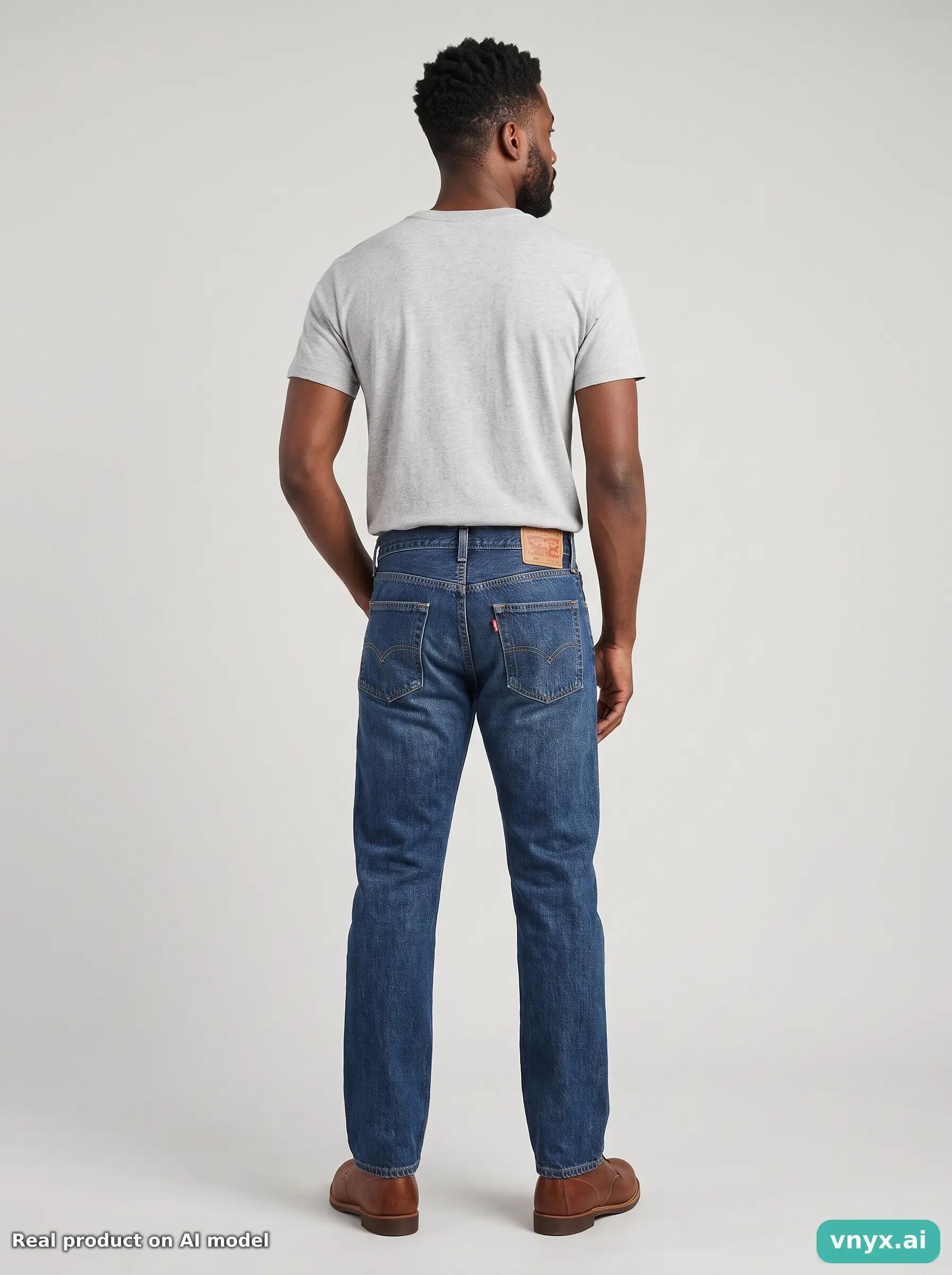 Second Life - Vintage LEVI STRAUSS & CO. Blue Jeans Men 26 32 6/6