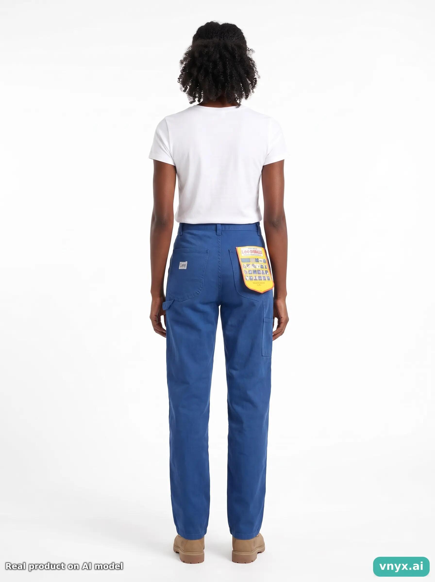 Second Life - Vintage Lee Blue Trousers Women W25 L34 4/6