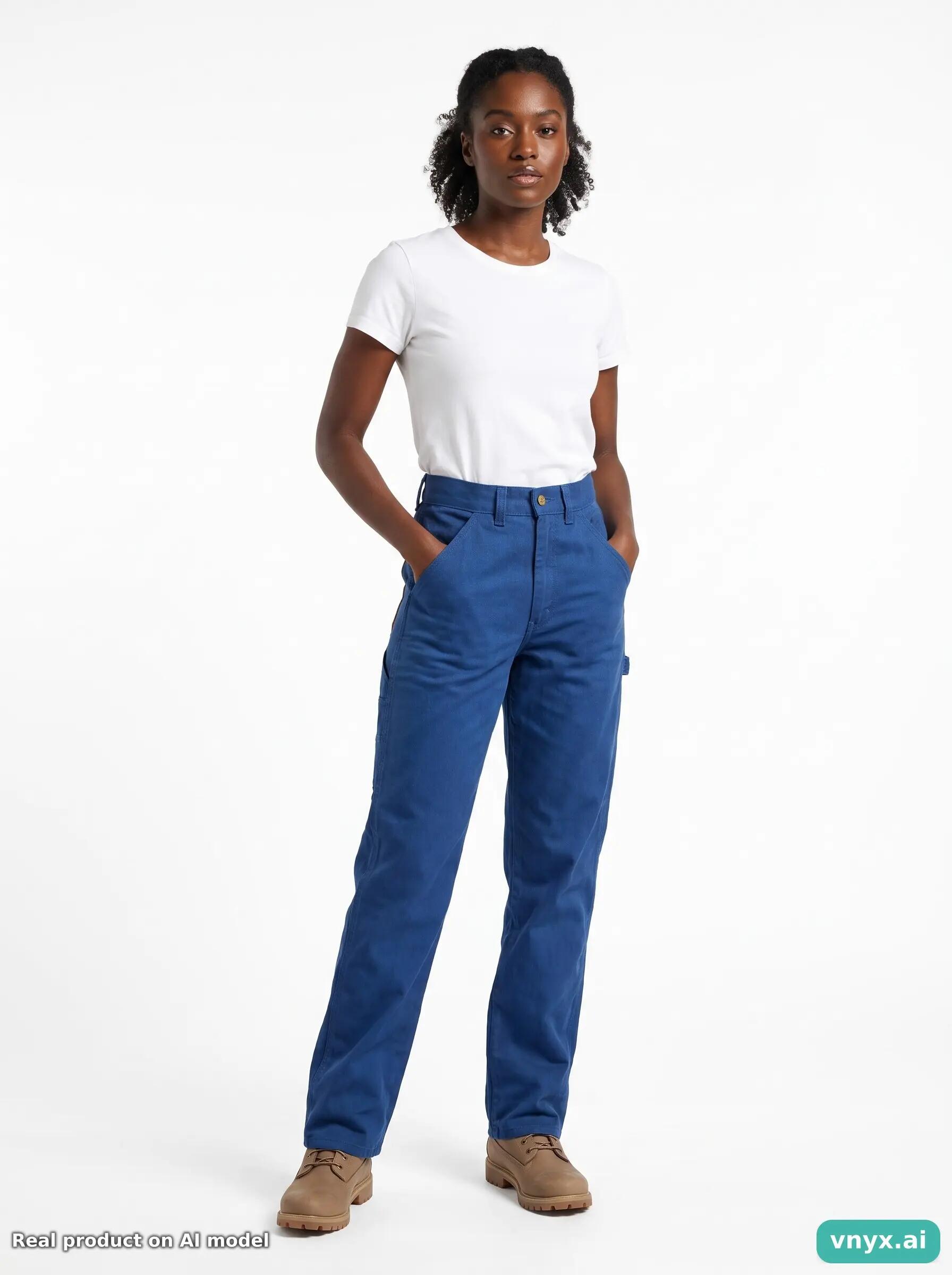 Second Life - Vintage Lee Blue Trousers Women W25 L34 3/6