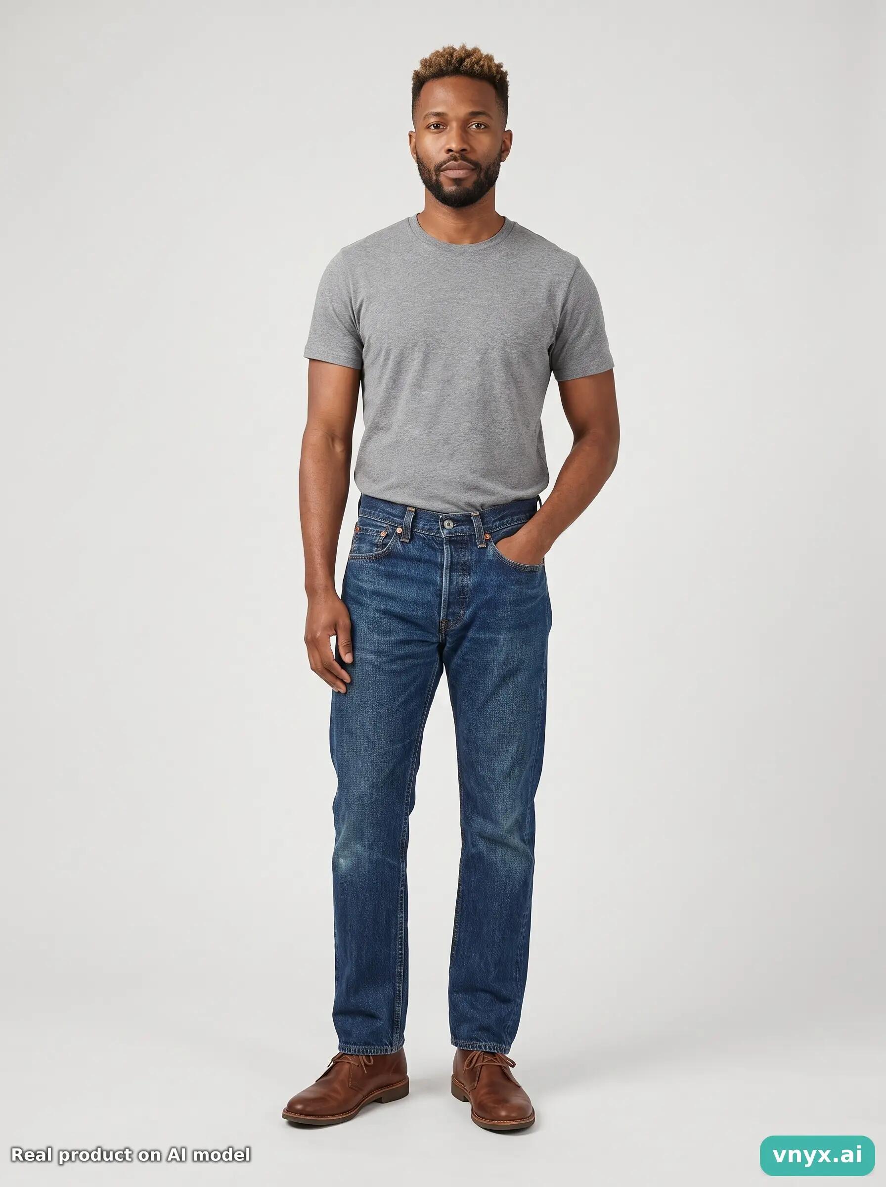 Second Life - Vintage LEVI STRAUSS & CO. Blue Jeans Men 26 32 3/6