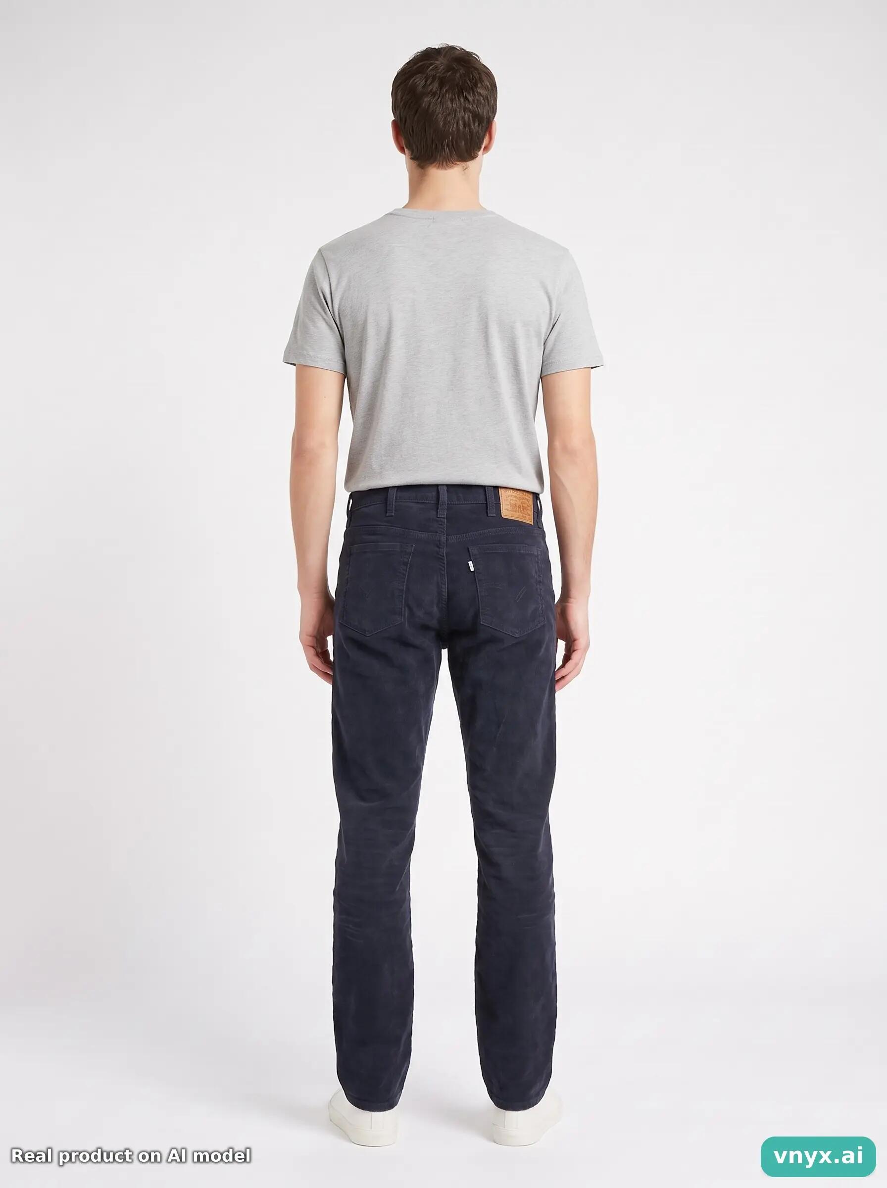 Second Life - Vintage LEVI STRAUSS & CO. Dark Blue Jeans Men 33 L34 4/6