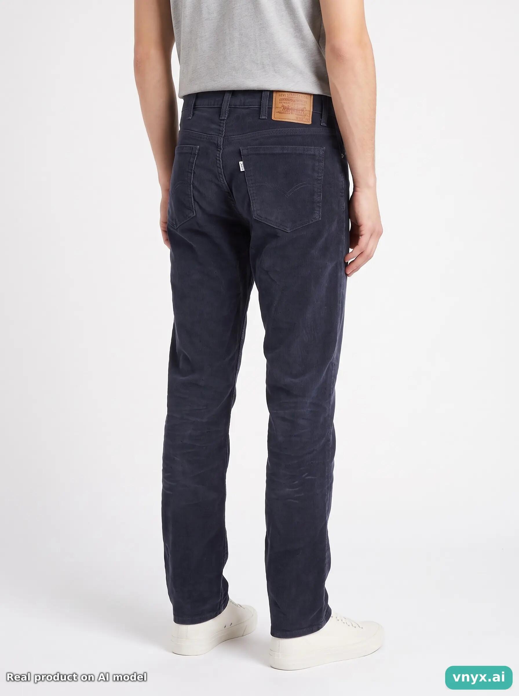Second Life - Vintage LEVI STRAUSS & CO. Dark Blue Jeans Men 33 L34 2/6