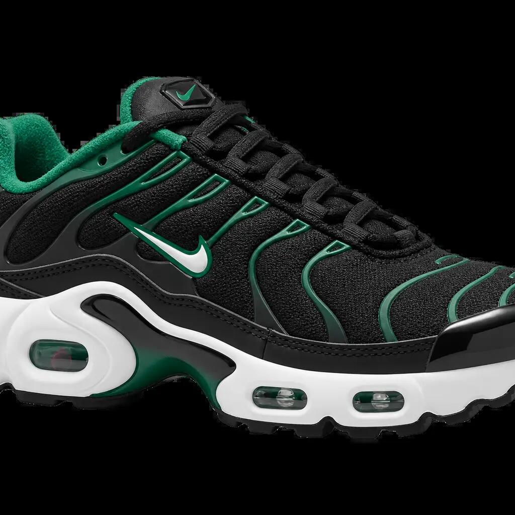 Kinder - Sportschuhe - Sneaker - glänzend, Streifen - Air Max Plus GS - schwarz