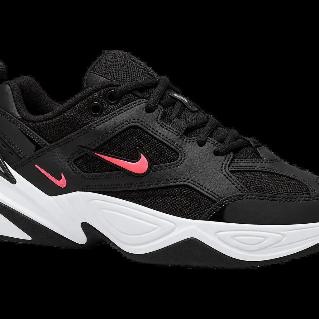 Damen - sneaker - schuhe - nike m2k tekno - schwarz, sunset pulse