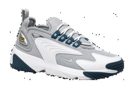 Femme - baskets - zoom 2k - wolf grey teal, gris