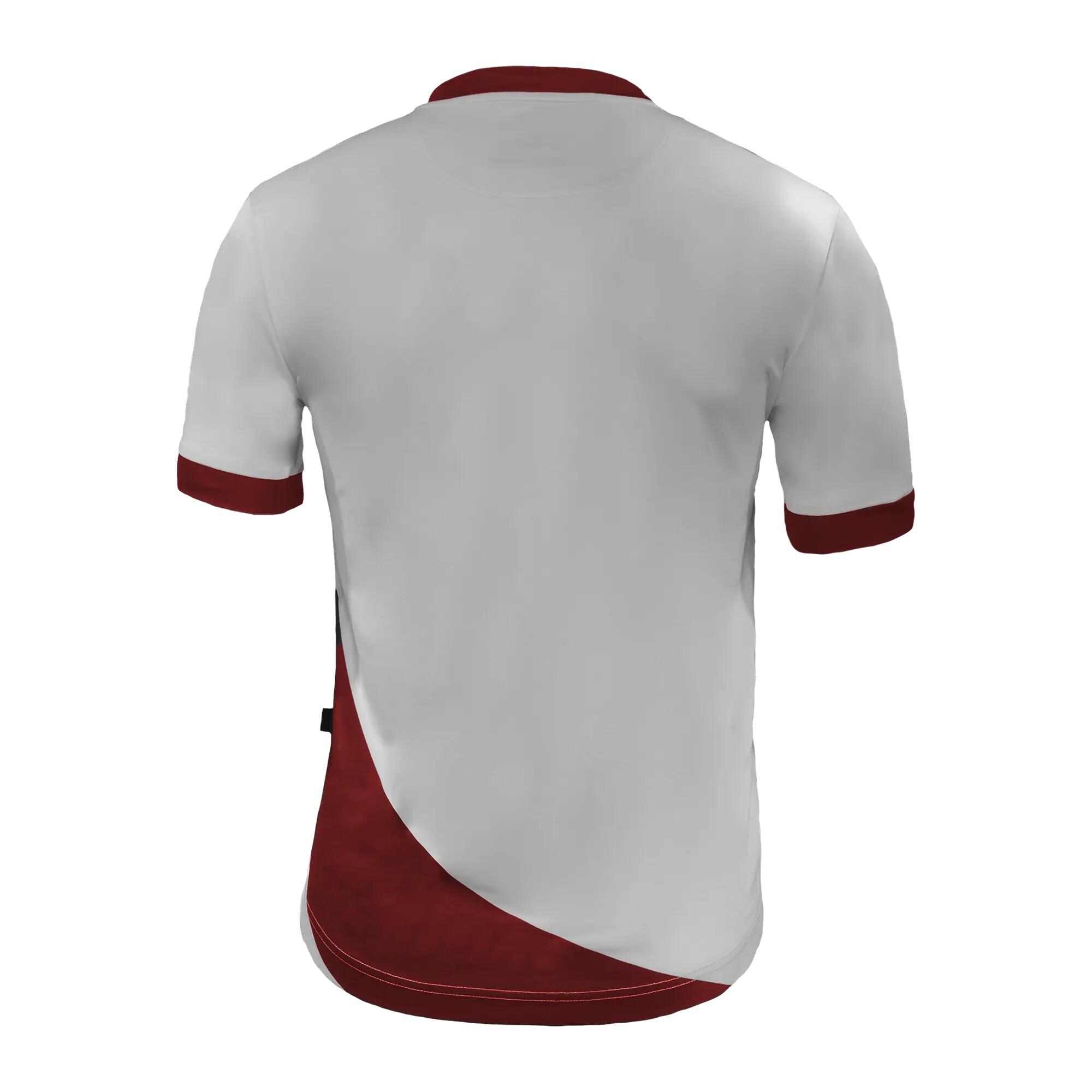 5-Pack Football Shirts NAIROBI GOLD White-Burgundy - Size 3XS (Kids) 3/5